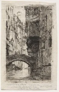 Otto H Bacher American Prints: Ponte del Pistor. Creator: Otto H. Bacher (American, 1856-1909)