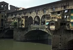 Arno Collection: Ponte Vecchio, 14th century