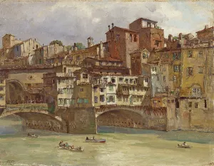 River Arno Prints: Ponte Vecchio, Florence, 1926. Creator: Anna Richards Brewster