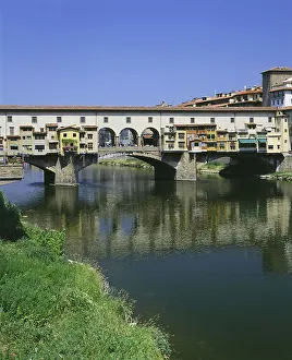 River Arno Prints: The Ponte Vecchio, Florence, Italy