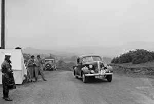 Swac Prints: Pontiac saloon of J Owen-Smith competing in the South Wales Auto Club Welsh Rally