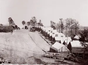 Andrew J Prints: Pontoon Bridge at Deep Bottom, James River, 1864. Creator: Andrew Joseph Russell