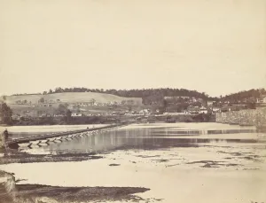 River Potomac Prints: Pontoon Bridge, Across the Potomac, at Berlin, Maryland, November 1862, 1862