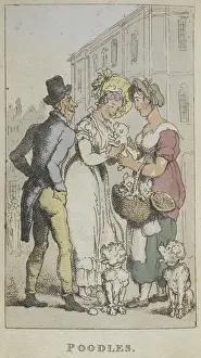 Colour Print Prints: Poodles, 1820. Creator: Thomas Rowlandson.
Poodles, 1820. Creator: Thomas Rowlandson