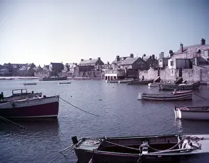 Ocean Prints: The Pool and Hugh Town from Garrison Hill, St Mary's, Isles of Scilly, c1955
