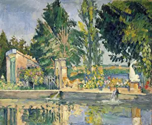 Shaded Prints: The pool at Jas de Bouffan, 1876. Creator: Paul Cezanne