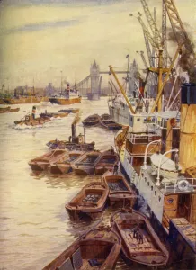 The Pool of London, c1948. Creator: Unknown