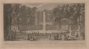 Pool of the Muses at Marli. Creator: Jacques Rigaud (French, 1681-1754)