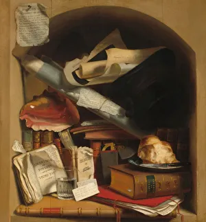 Charles B King Prints: Poor Artists Cupboard, c. 1815. Creator: Charles Bird King