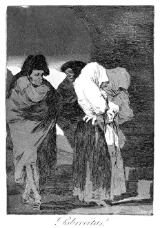 Ominous Prints: Poor little girls!, 1799. Artist: Francisco Goya