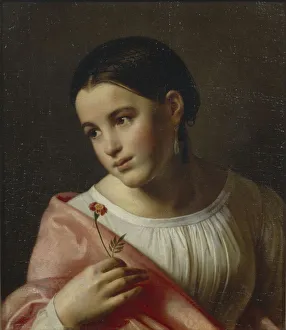 Karamzin Prints: Poor Liza, 1827. Artist: Kiprensky, Orest Adamovich (1782-1836)