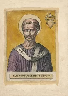 Phoenician Gallery: Pope Anicetus. Creator: Unknown