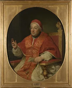Anton Raffael Mengs Prints: The Pope Clemens XIII, c18th century. Creator: Anton Raphael Mengs