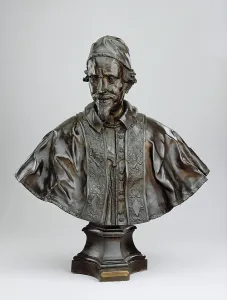 Bust Prints: Pope Clement IX, c.between 1669 and 1678. Creators: Gian Lorenzo Bernini, Girolamo Lucenti