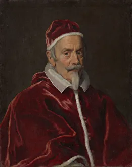 Giovanni Battista Gaulli Baciccio Prints: Pope Clement X (1590-1676), ca. 1670-71. Creator: Giovanni Battista Gaulli Baciccio