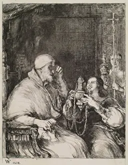 Incense Prints: The Pope and the Goldsmith, 1824. Creator: David Wilkie