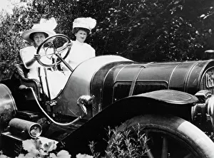 Steering Wheel Prints: A Pope Hartford car, c1911