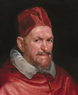 Images Dated 26th March 2021: Pope Innocent X, c. 1650. Creator: Anon