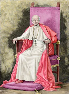 Pope Leo XIII, 1892. Creator: F Meaulle