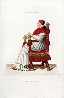 Images Dated 23rd May 2006: Pope Sixtus IV, 1471-1484, (1843).Artist: Henry Shaw