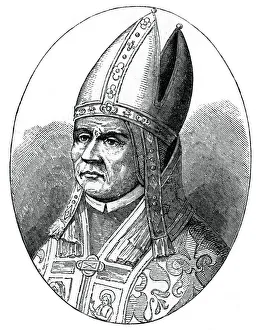 Sylvester I Prints: Pope Sylvester I, (1870)
