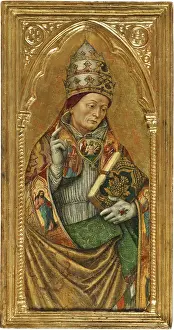 Pope Sylvester I, Second Half of the 15th cen.. Creator: Crivelli, Vittore (ca. 1440-1501/2)