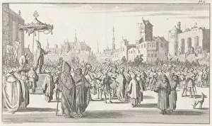 Pierre Lermite Prints: Pope Urban II preaches the First Crusade, 1683. Artist: Ten Hoorn, Timotheus (1644-1715)