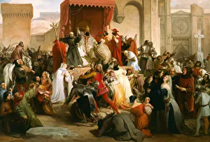 Pope Urban II Preaching the First Crusade in the Square of Clermont Pope Urban II Preaching the First Crusade in the Square of Clermont