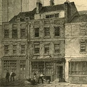 Alexander Pope Gallery: Popes House, Plough Court, Lombard Street (1860), (1897). Creator: Unknown