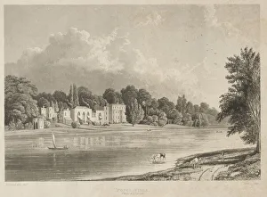 Charles Bentley Prints: Popes Villa, Twickenham, 1828. Creator: Charles Bentley (British, 1808-1854)