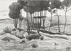 The Poplars, 1893-1894. Creator: Robert Polhill Bevan