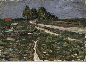 Poplars, c 1902. Creator: Kandinsky, Wassily Vasilyevich (1866-1944)