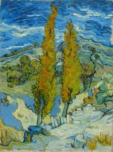 Vincent Van Gogh Prints: The Poplars at Saint-Remy, 1889. Creator: Vincent van Gogh (Dutch, 1853-1890)