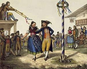 Popular festivities, mid 19th century