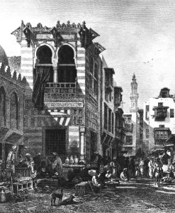 George Moritz Ebers Prints: Popular Schools in the Heart of Cairo, Egypt, 1880