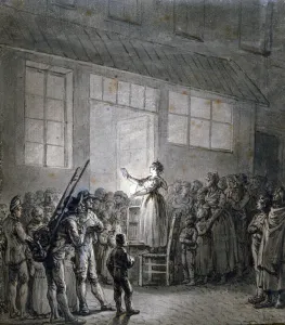 Jean Pierre Norblin De La Prints: A Popular Singer, 19th century. Artist: Jean Pierre Norblin