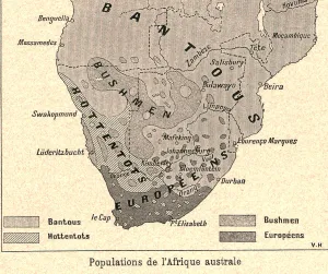 Population Prints: Populations de l'Afrique australe; Afrique Australe, 1914. Creator: Unknown
