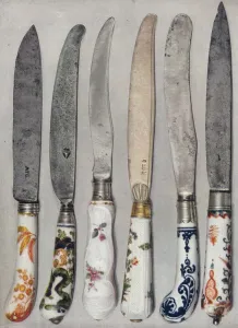 Porcelain Knife Handles, 1912 Porcelain Knife Handles, 1912