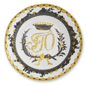 Porcelain Plate from the Orlov Service, ca 1766-1770