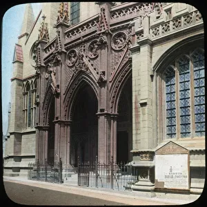 Porch of Truro Cathedral, Cornwall, early 20th century. Artist Porch of Truro Cathedral, Cornwall, early 20th century. Artist