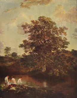 Norfolk Prints: The Poringland Oak, c1818-1820, (c1915). Artist: John Crome