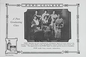 Graduate Prints: A Poro graduating class, 1922. Creator: Unknown