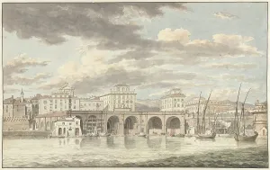 The Port of Civitavecchia, 1779. Creator: Jean Grandjean