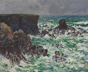 Bretagne Prints: Port-Coton, Rochers du Lion (Lion Rock), 1886