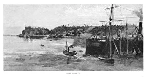 Port Darwin, 1886. Artist: Albert Henry Fullwood