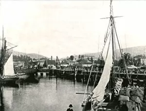 Tasmania Gallery: The Port of Hobart, Tasmania, Australia, 1895. Creator: Unknown
