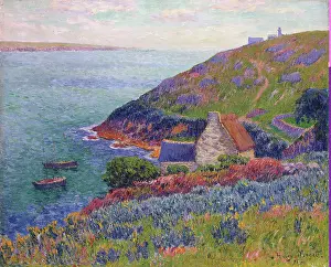 Moret Prints: Port Manech, 1896. Creator: Henri Moret