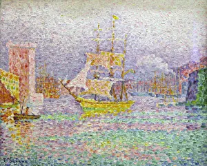 Images Dated 21st June 2011: Port of Marseilles, 1906-1907. Artist: Paul Signac