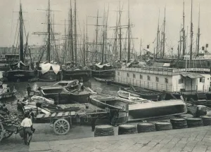 Port of Naples, Italy, 1927. Artist: Eugen Poppel