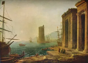 Port of Ostia, Rome, c1643 (1931). Artist: Claude Lorrain